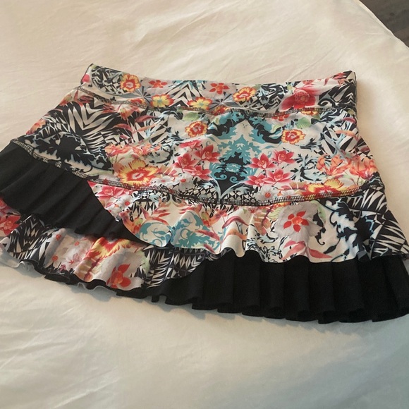 Floral Ruffle Women's Skirt - Picture 1 of 2